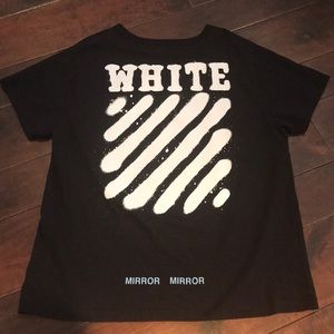 Off white T shirt.